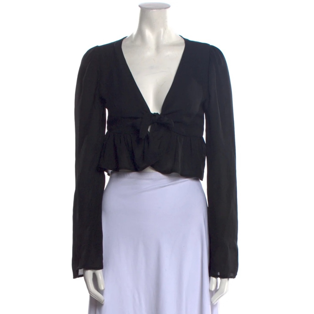 Stone Cold Fox crop blouse